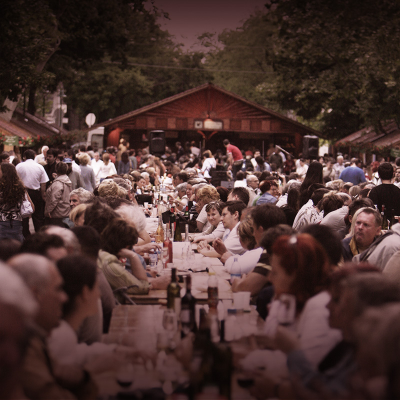 We have the biggest wine festival in Hungary